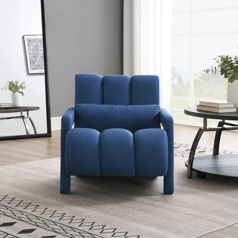 Fauteuil d'appoint moderne rembourré 28H avec oreiller