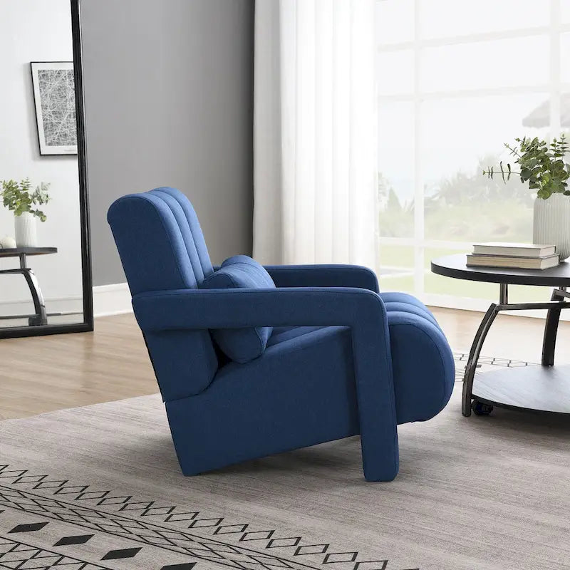 Fauteuil d'appoint moderne rembourré 28H avec oreiller