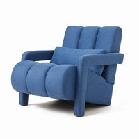 Fauteuil d'appoint moderne rembourré 28H avec coussin
