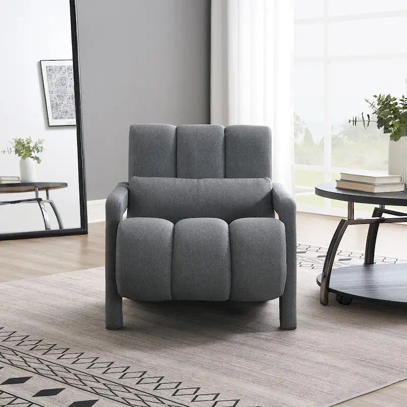 Fauteuil d'appoint moderne rembourré 28H avec coussin