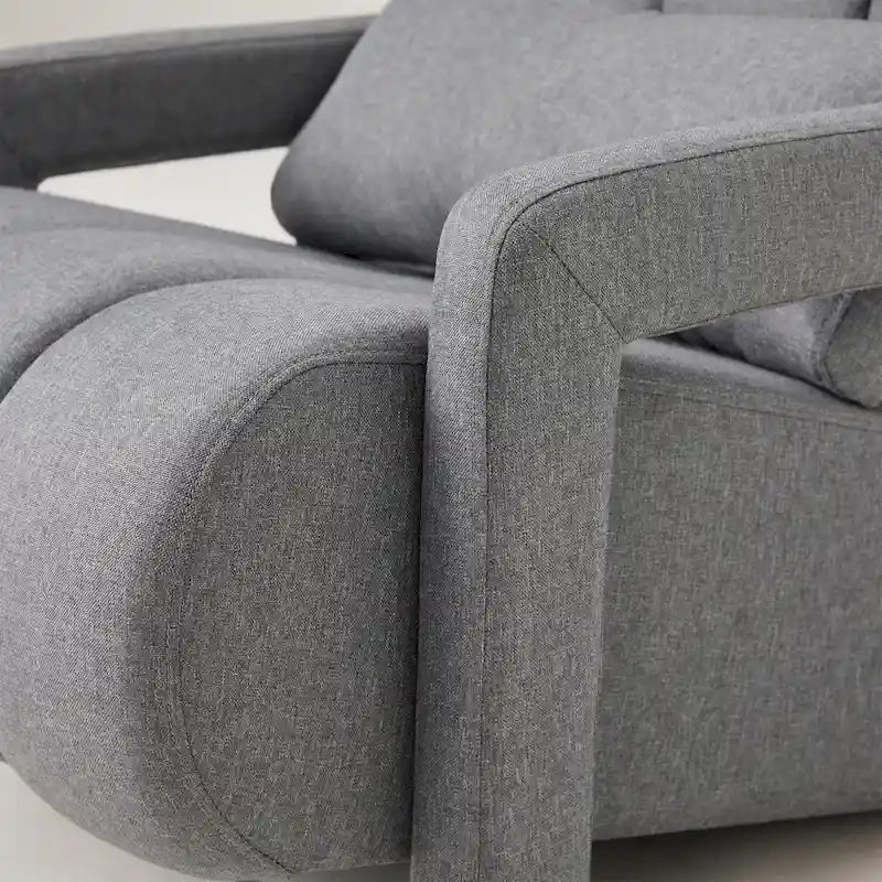 Fauteuil d'appoint moderne rembourré 28H avec coussin