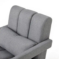 Fauteuil d'appoint moderne rembourré 28H avec coussin
