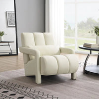 Fauteuil d'appoint moderne rembourré 28H avec coussin