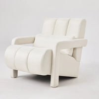 Fauteuil d'appoint moderne rembourré 28H avec coussin