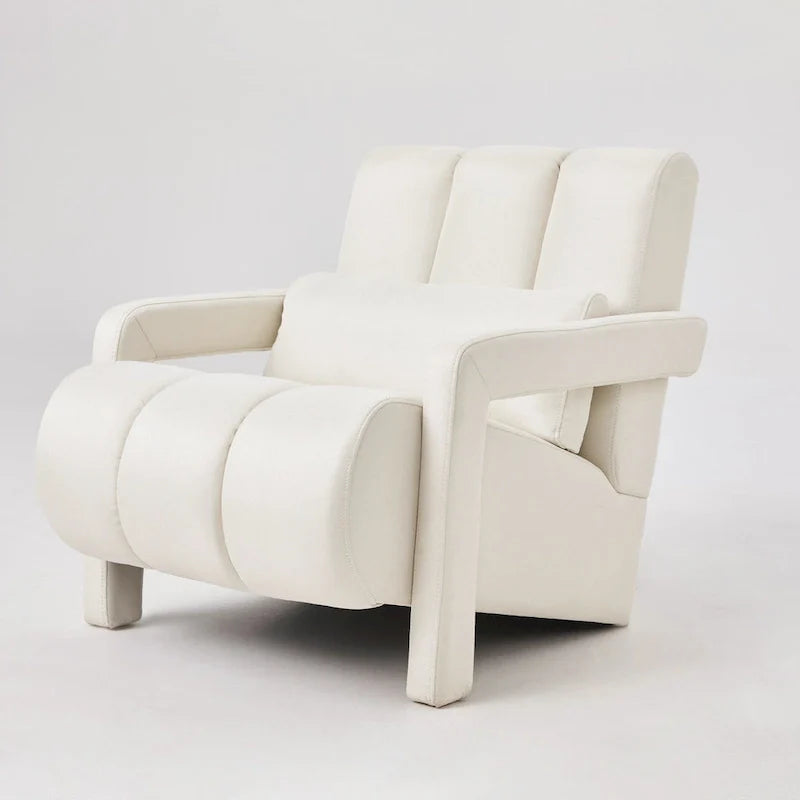 Fauteuil d'appoint moderne rembourré 28H avec coussin