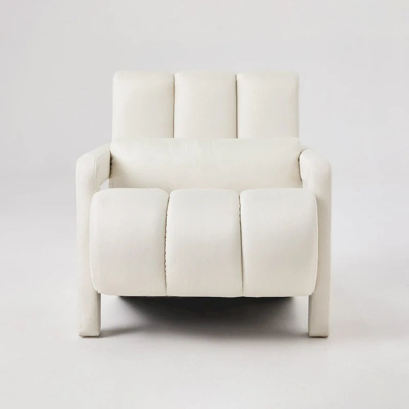 Fauteuil d'appoint moderne rembourré 28H avec coussin