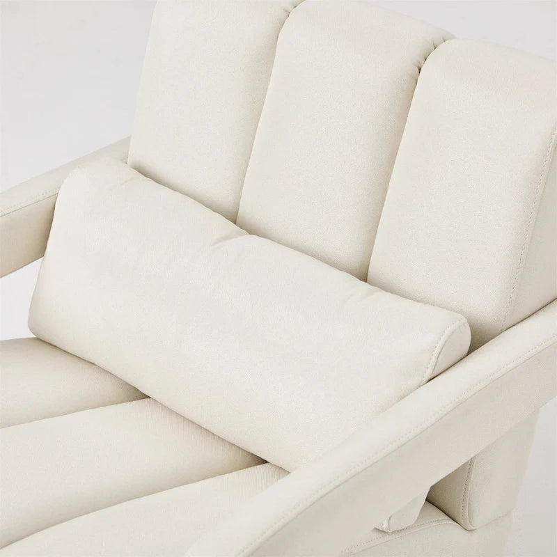 Fauteuil d'appoint moderne rembourré 28H avec coussin