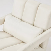 Fauteuil d'appoint moderne rembourré 28H avec coussin