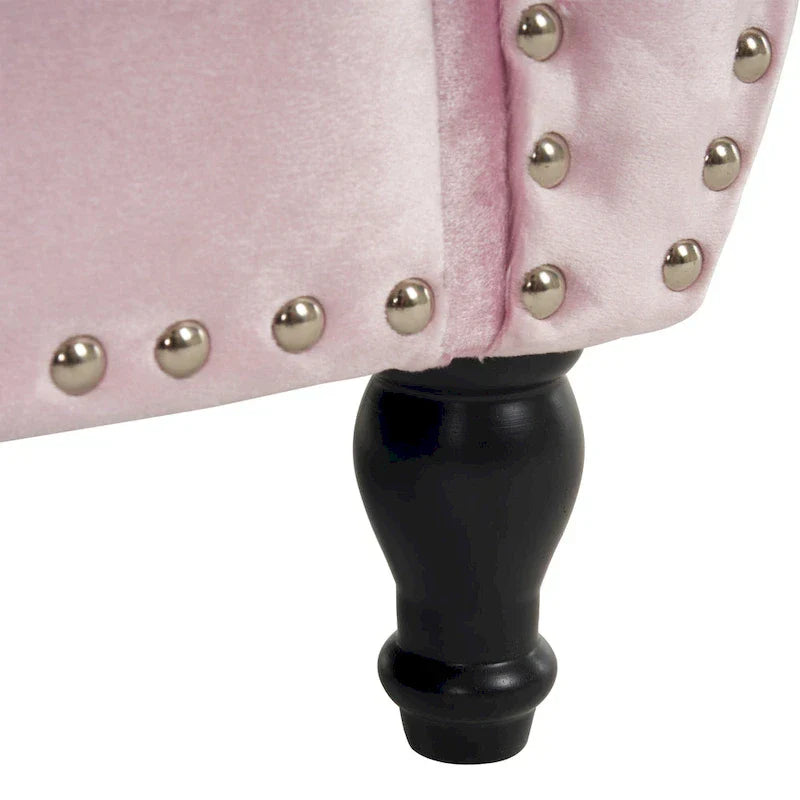 Banc coffre de rangement multifonction traditionnel en velours Xanthia avec coussin par Christopher Knight Home