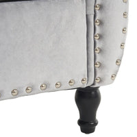 Banc coffre de rangement multifonction traditionnel en velours Xanthia avec coussin par Christopher Knight Home