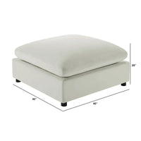 Pouf carré Cambrai 40 po par Greyson Living