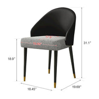 Ensemble de salle à manger 9 pièces avec table à manger rectangulaire extensible en pierre frittée de 240 cm et 8 chaises en similicuir