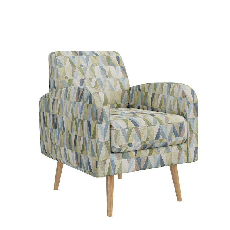 Fauteuil d'appoint petit espace Mindy Mid-Century Modern