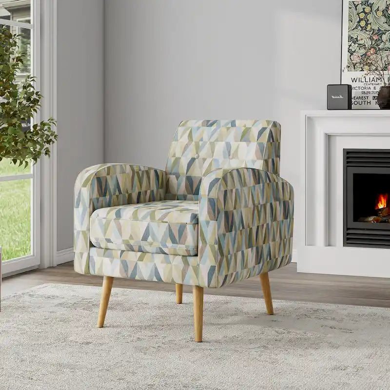 Fauteuil d'appoint petit espace Mindy Mid-Century Modern