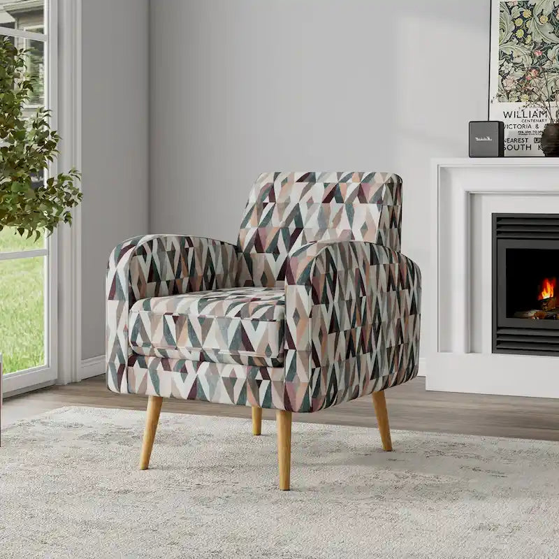 Fauteuil d'appoint petit espace Mindy Mid-Century Modern