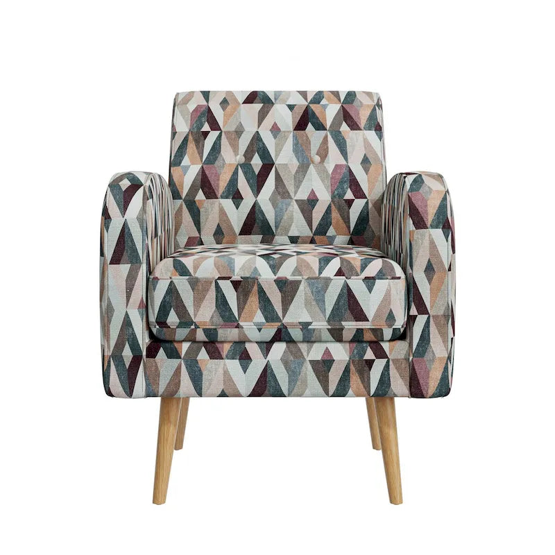 Fauteuil d'appoint petit espace Mindy Mid-Century Modern