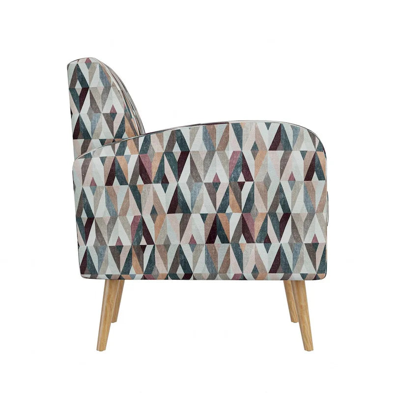 Fauteuil d'appoint petit espace Mindy Mid-Century Modern