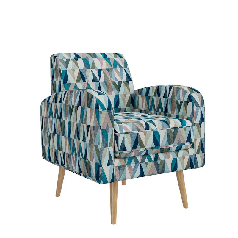 Fauteuil d'appoint petit espace Mindy Mid-Century Modern