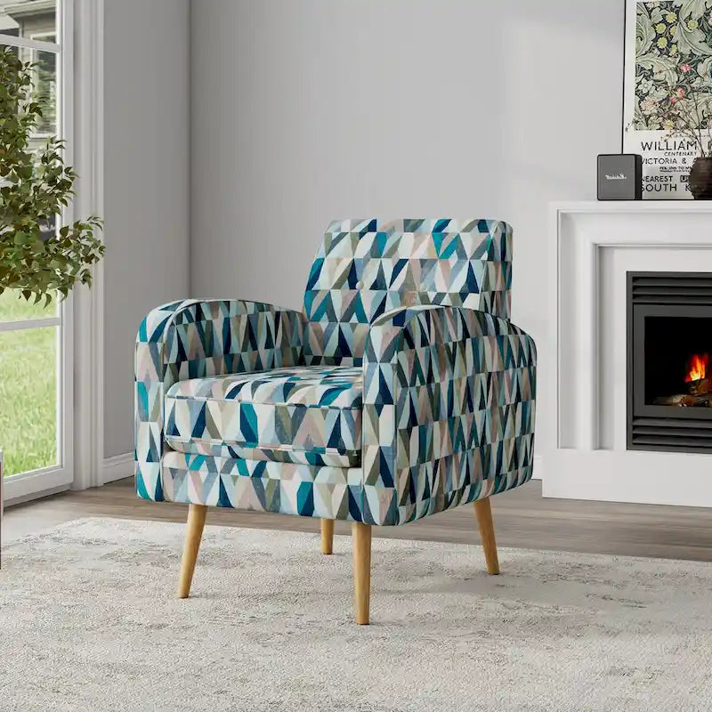 Fauteuil d'appoint petit espace Mindy Mid-Century Modern