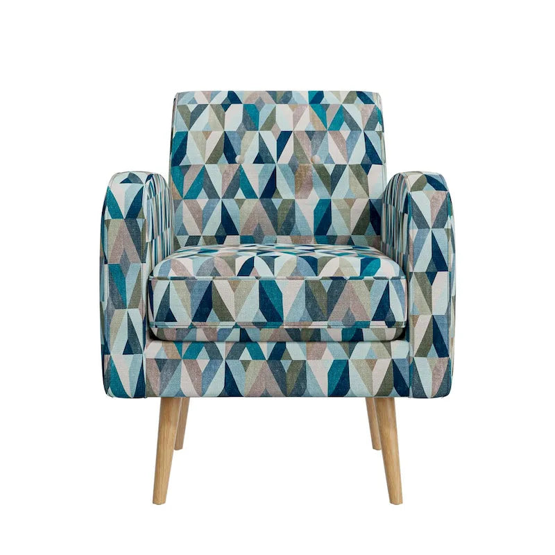 Fauteuil d'appoint petit espace Mindy Mid-Century Modern