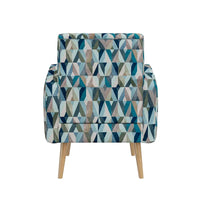 Fauteuil d'appoint petit espace Mindy Mid-Century Modern
