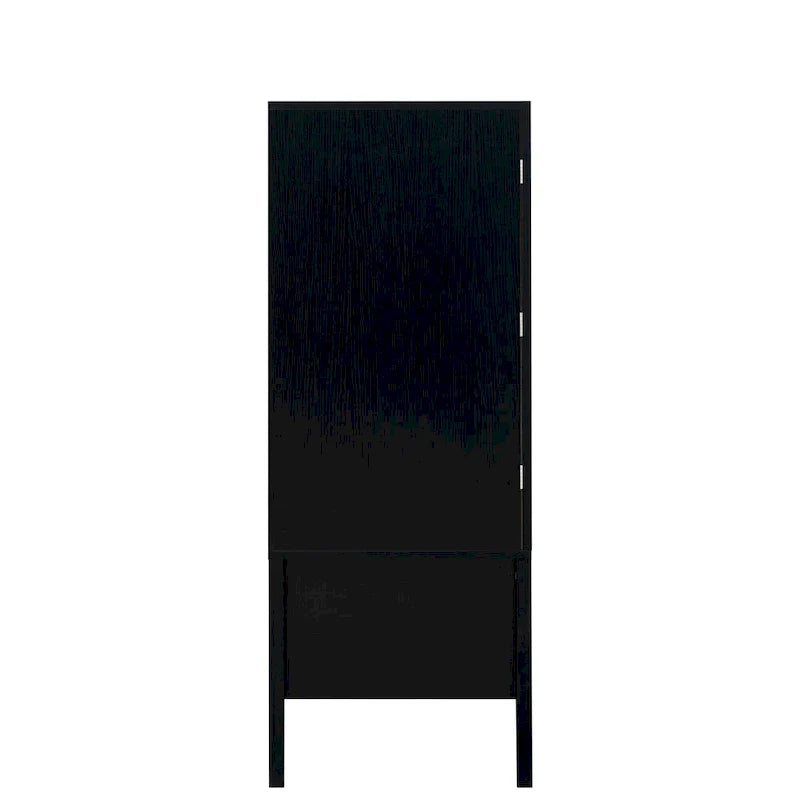 Meuble de buffet avec porte-bouteilles et porte-verres pour couloirs et salons
