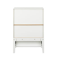 Meuble de buffet avec porte-bouteilles et porte-verres pour couloirs et salons