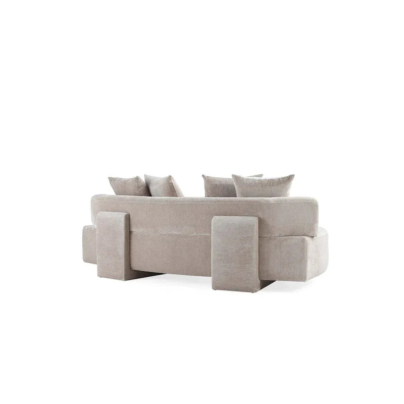 Ensemble Canapé Moderne 2 Pièces Manhattan Comfort Verandah en Chenille Multi
