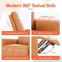 Fauteuil inclinable manuel Winback Monoplace, 8 modes de massage différents, Marron