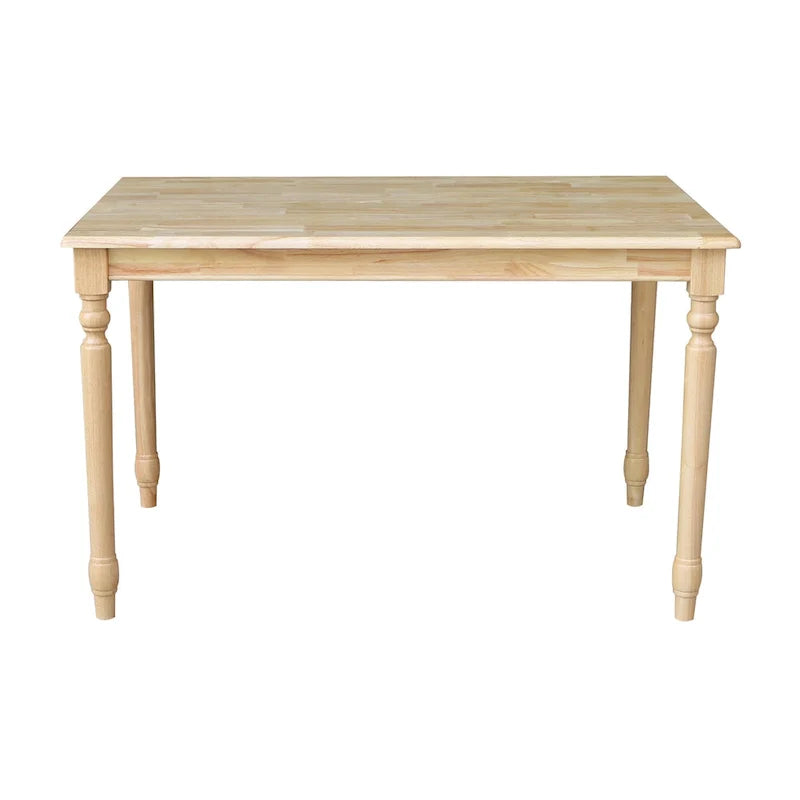 Table de salle à manger en bois massif 30 x 48 avec 4 chaises