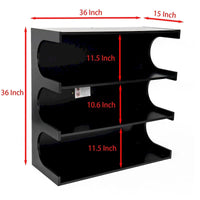 Étagère à livres et table basse multifonctionnelles à 4 niveaux blanches, étagère à livres créative, étagères de rangement minimalistes