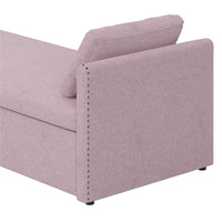 Méridienne moderne lit de repos petit lit de repos simple avec 2 tiroirs, sans matelas requis, parfait pour salons & bureau à domicile