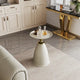 Table d'appoint de luxe en fer, table d'appoint ronde minimaliste pour petit espace
