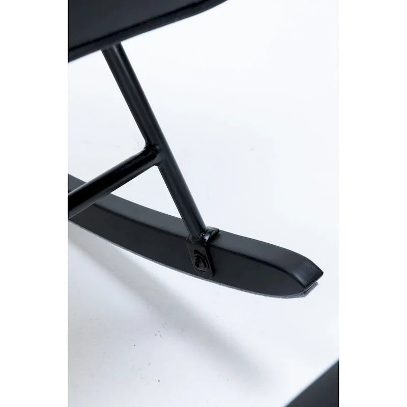 Fauteuil à bascule, fauteuil coulissant, fauteuil d'appoint à bascule avec coussin lombaire et ottoman pour chambre de bébé/salon/chambre