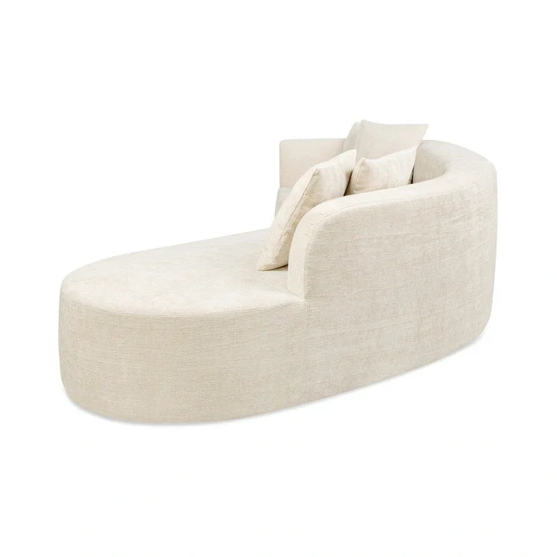 Canapé Sectionnel Incurvé Mallory 134.5 pouces Sofa-in-a-Box Orienté à Droite