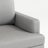 Canapé sectionnel moderne en similicuir avec port USB