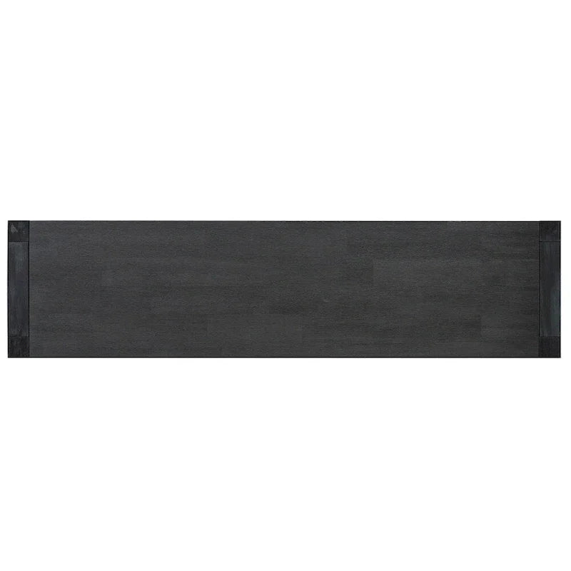 Console en bois avec 2 tiroirs et 1 étagère pour couloir et salon