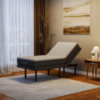 Cadre de lit réglable avec massage anti-stress, base à télécommande sans fil, moteur silencieux