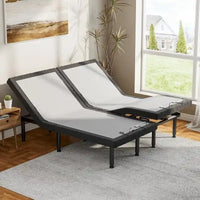 Cadre de lit réglable avec massage anti-stress, base à télécommande sans fil, moteur silencieux