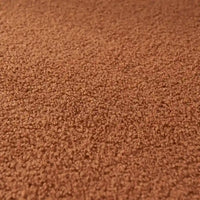 Canapé d'angle en L 5 places, tissu sherpa, confort optimal, orange