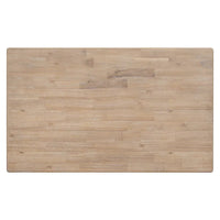 Ensemble de salle à manger 6 pièces en bois massif « Natural Wood Wash » avec banc