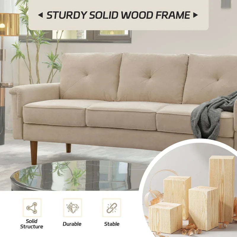 Canapé d'intérieur OVIOS Rive Design Pieds en bois