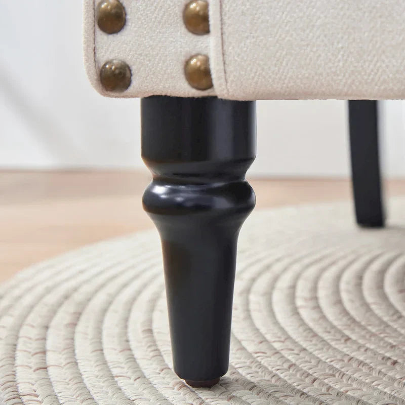 Lot de 2 fauteuils d'appoint classiques rembourrés