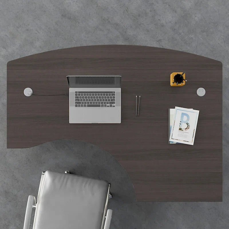 Coque de bureau en L droite Studio C 60W par Bush Business Furniture