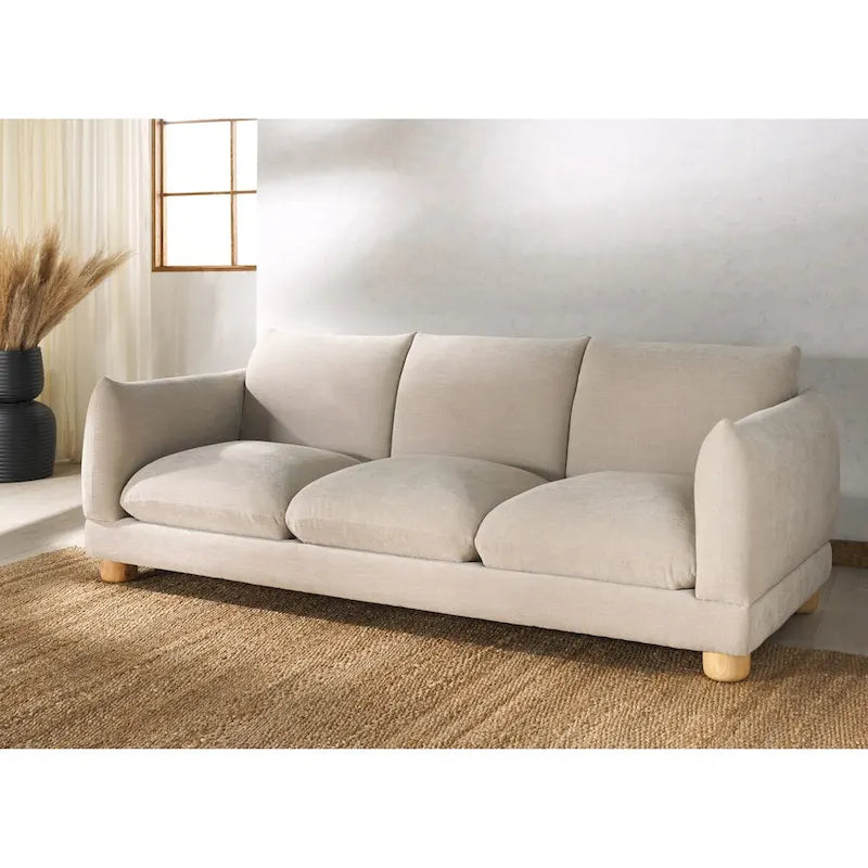 Canapé Marysa en tissu haute performance SAFAVIEH Couture - 89Wx36Dx32H