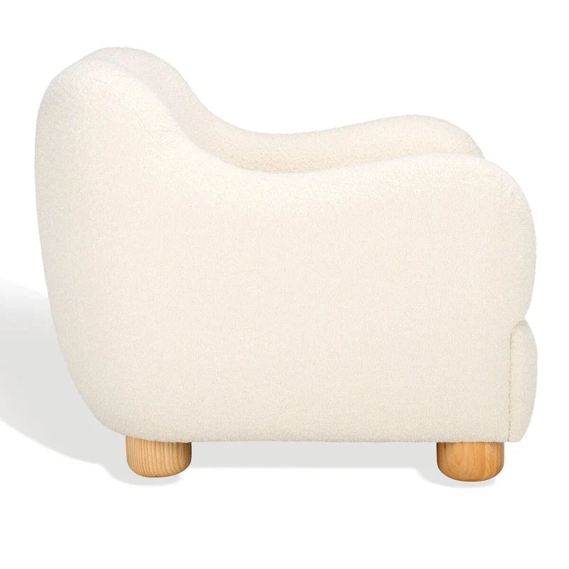 Fauteuil d'appoint SAFAVIEH Couture Dyanna Boucle - 33Lx35Px30H