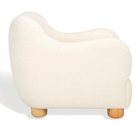 Fauteuil d'appoint SAFAVIEH Couture Dyanna Boucle - 33Lx35Px30H