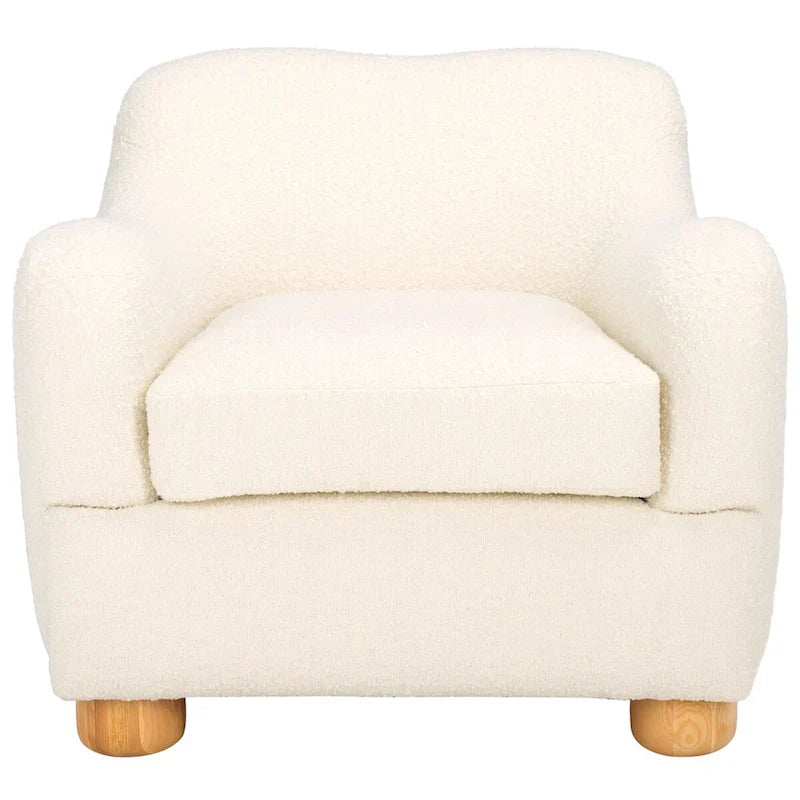 Fauteuil d'appoint SAFAVIEH Couture Dyanna Boucle - 33Lx35Px30H