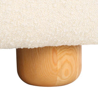 Fauteuil d'appoint SAFAVIEH Couture Dyanna Boucle - 33Lx35Px30H