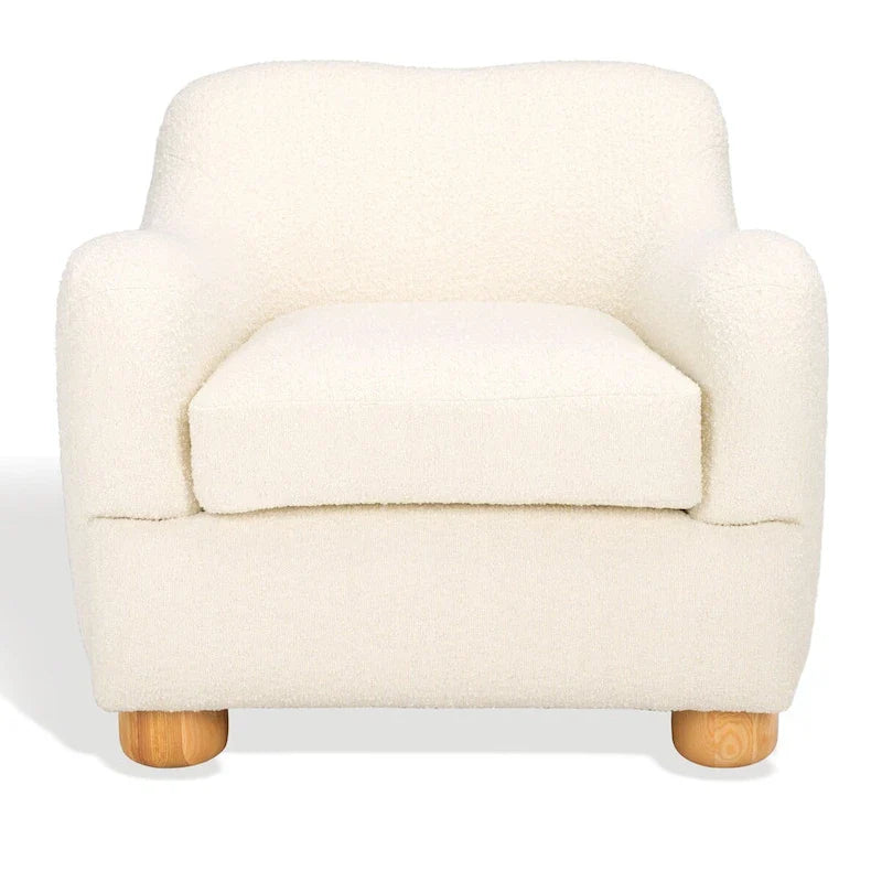 Fauteuil d'appoint SAFAVIEH Couture Dyanna Boucle - 33Lx35Px30H